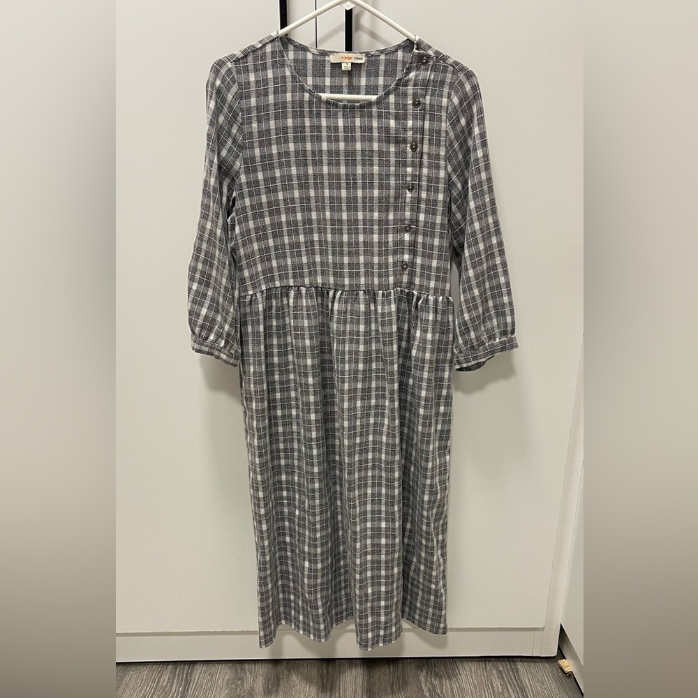 Plaid Midi Dress
